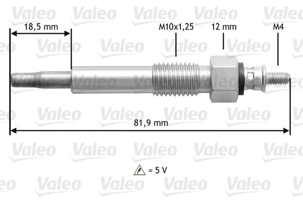 VALEO 345205 Glow Plug