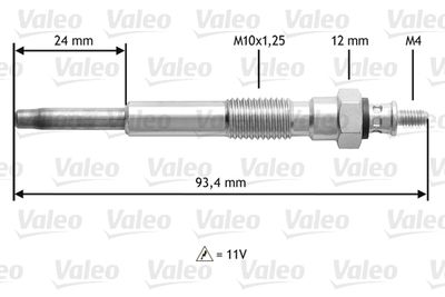 Glow Plug VALEO 345207