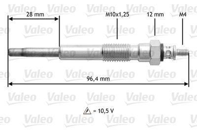 Glow Plug VALEO 345209