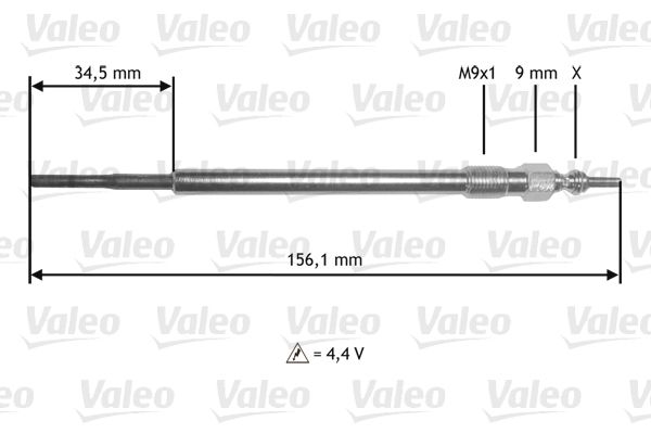 VALEO 345218 Glow Plug