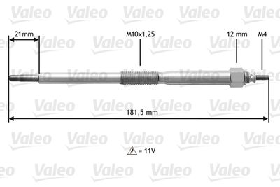 Glow Plug VALEO 345220