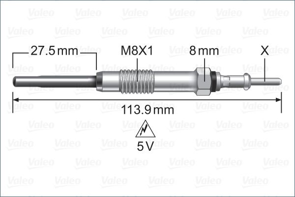 VALEO 345223 Glow Plug