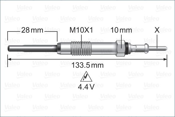 VALEO 345224 Glow Plug