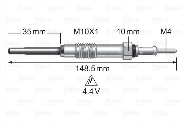 VALEO 345225 Glow Plug