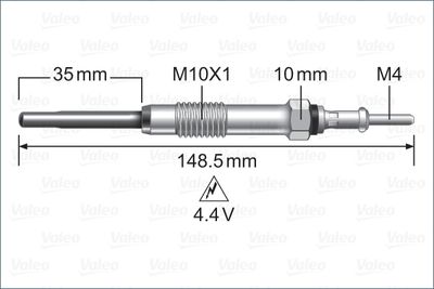 Glow Plug VALEO 345225