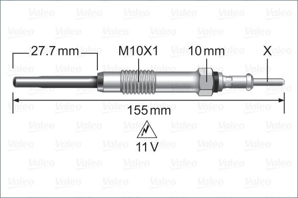 VALEO 345238 Glow Plug