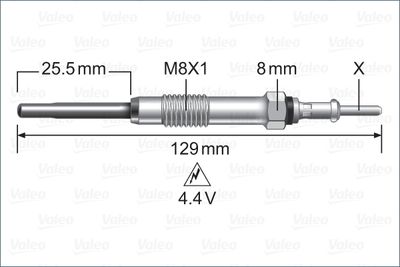 Glow Plug VALEO 345240