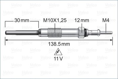 Glow Plug VALEO 345245
