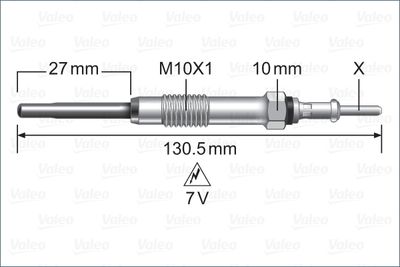 Glow Plug VALEO 345249