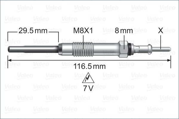 VALEO 345255 Glow Plug