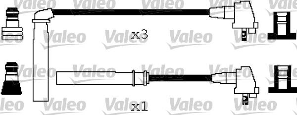 VALEO 346198 Ignition Cable Kit