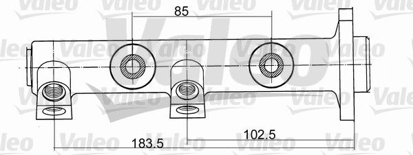 VALEO 350471 Brake Master Cylinder