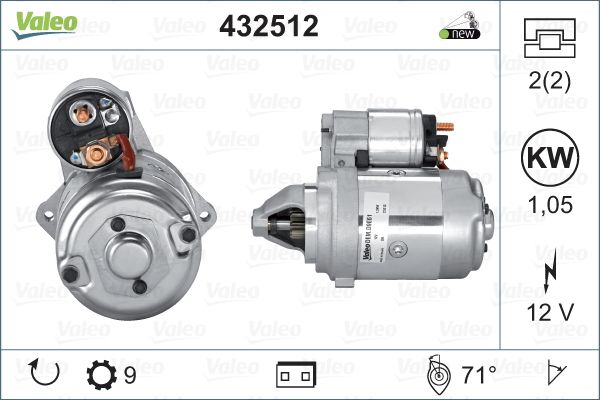 VALEO 432512 Starter