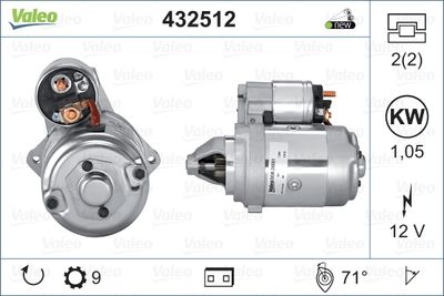 Starter VALEO 432512
