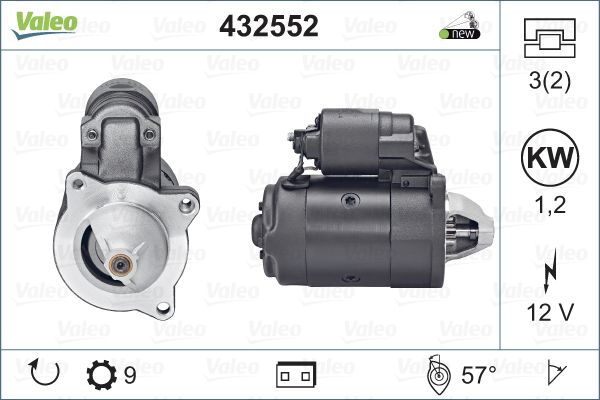 VALEO 432552 Starter