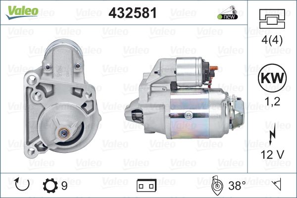 VALEO 432581 Starter