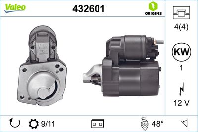 Starter VALEO 432601
