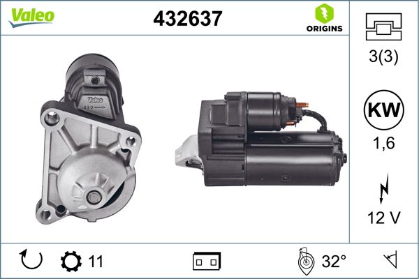 VALEO 432637 Starter
