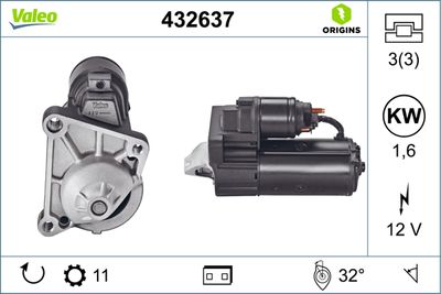 Starter VALEO 432637