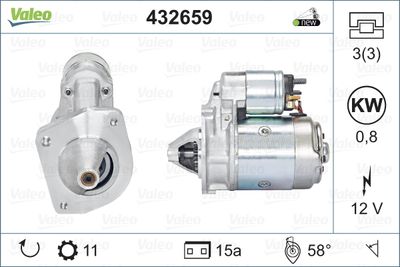 Starter VALEO 432659