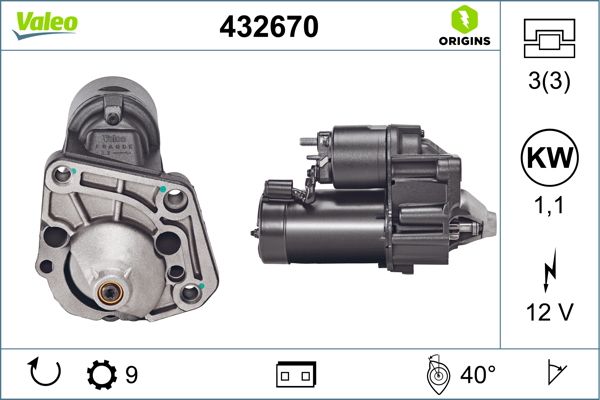 VALEO 432670 Starter