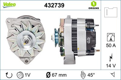 Alternator VALEO 432739