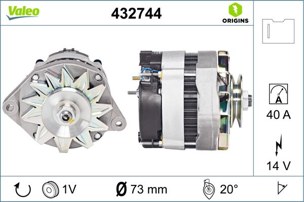 VALEO 432744 Alternator