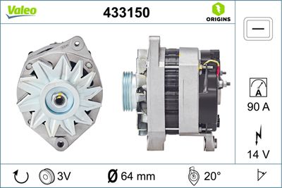 Alternator VALEO 433150