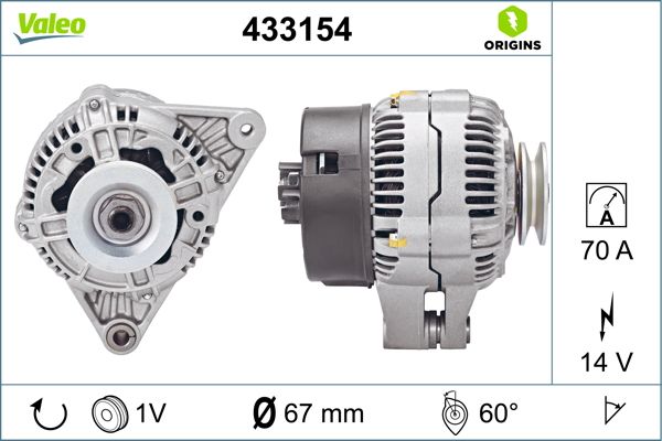 VALEO 433154 Alternator