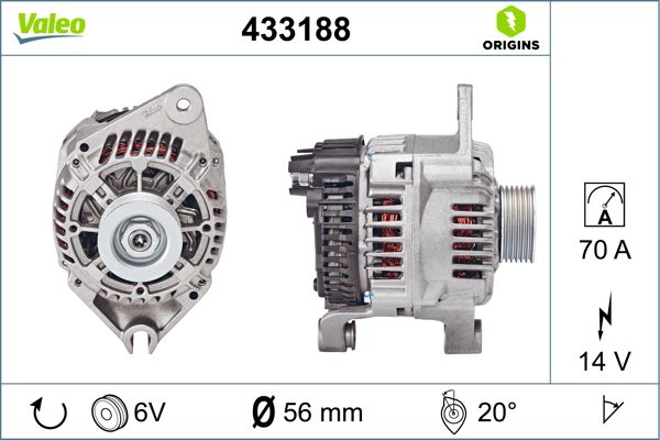 VALEO 433188 Alternator