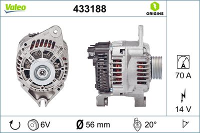 Alternator VALEO 433188