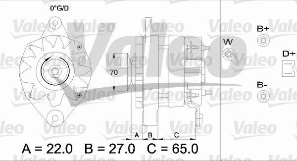 VALEO 433462 Alternator