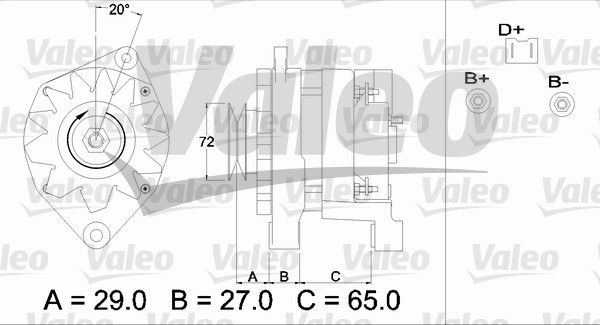 VALEO 433464 Alternator