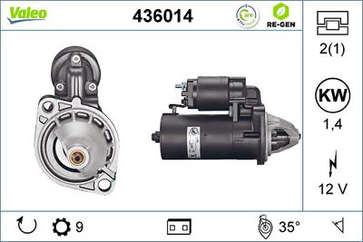 Starter VALEO 436014