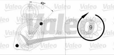 Starter VALEO 436085