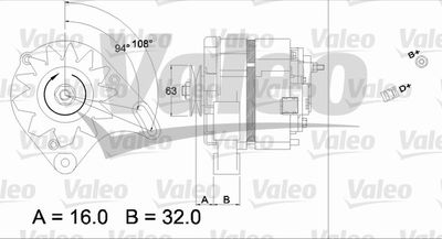 Alternator VALEO 436118