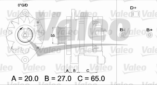 VALEO 436254 Alternator