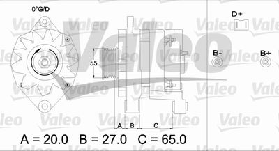 Alternator VALEO 436254
