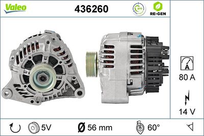 Alternator VALEO 436260