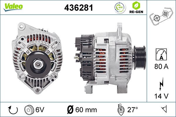 VALEO 436281 Alternator
