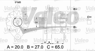 Alternator VALEO 436309