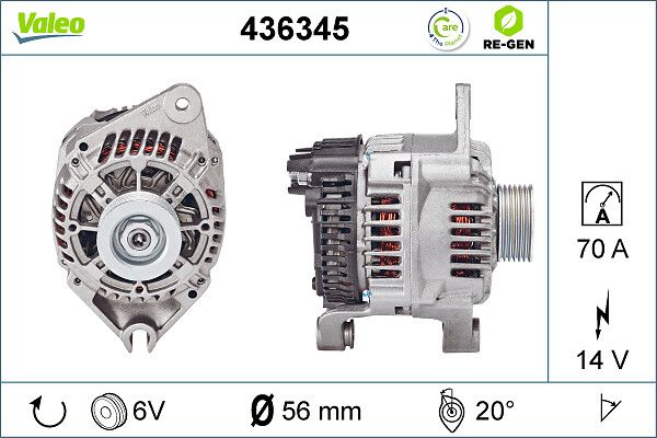 VALEO 436345 Alternator