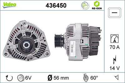 Alternator VALEO 436450