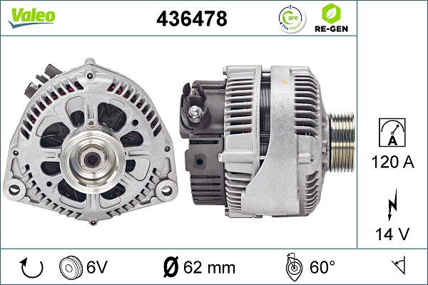 VALEO 436478 Alternator