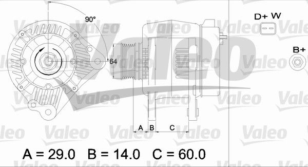 VALEO 436484 Alternator