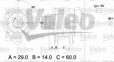 Alternator VALEO 436484