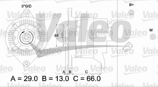 VALEO 436524 Alternator