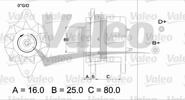 VALEO 436547 Alternator
