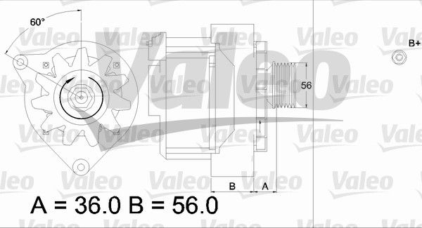 VALEO 436574 Alternator