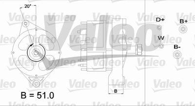 Alternator VALEO 436590